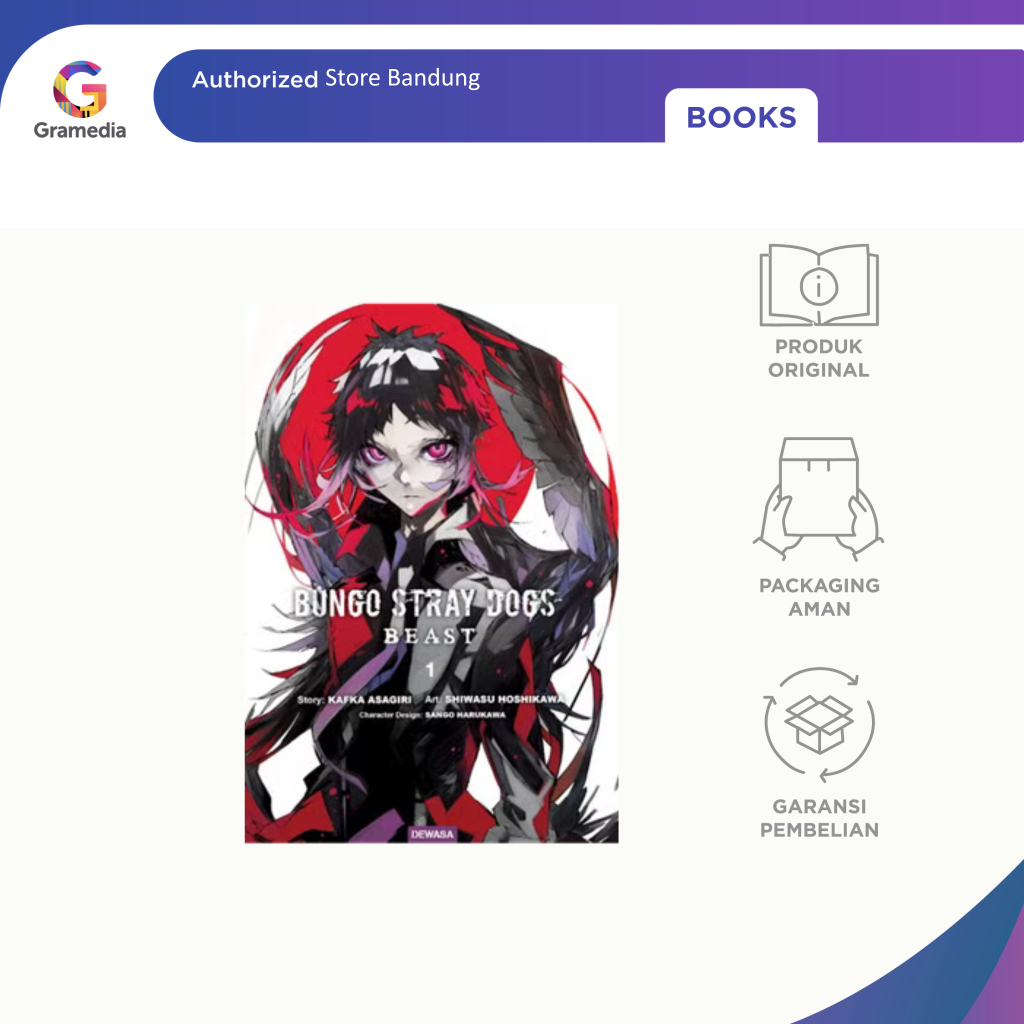 Gramedia Bandung - Bungo Stray Dogs - Beast 1