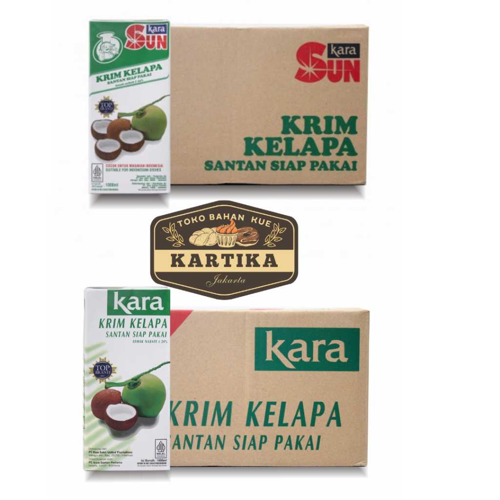 

Sun Kara Santan Kelapa Siap Pakai 1000ml (isi 12) - KARTON