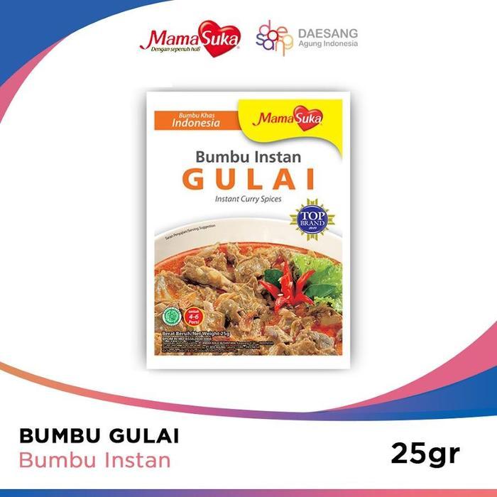

MamaSuka - Bumbu Instan Gulai 25gr (Harga 1 Pak = 20pcs)