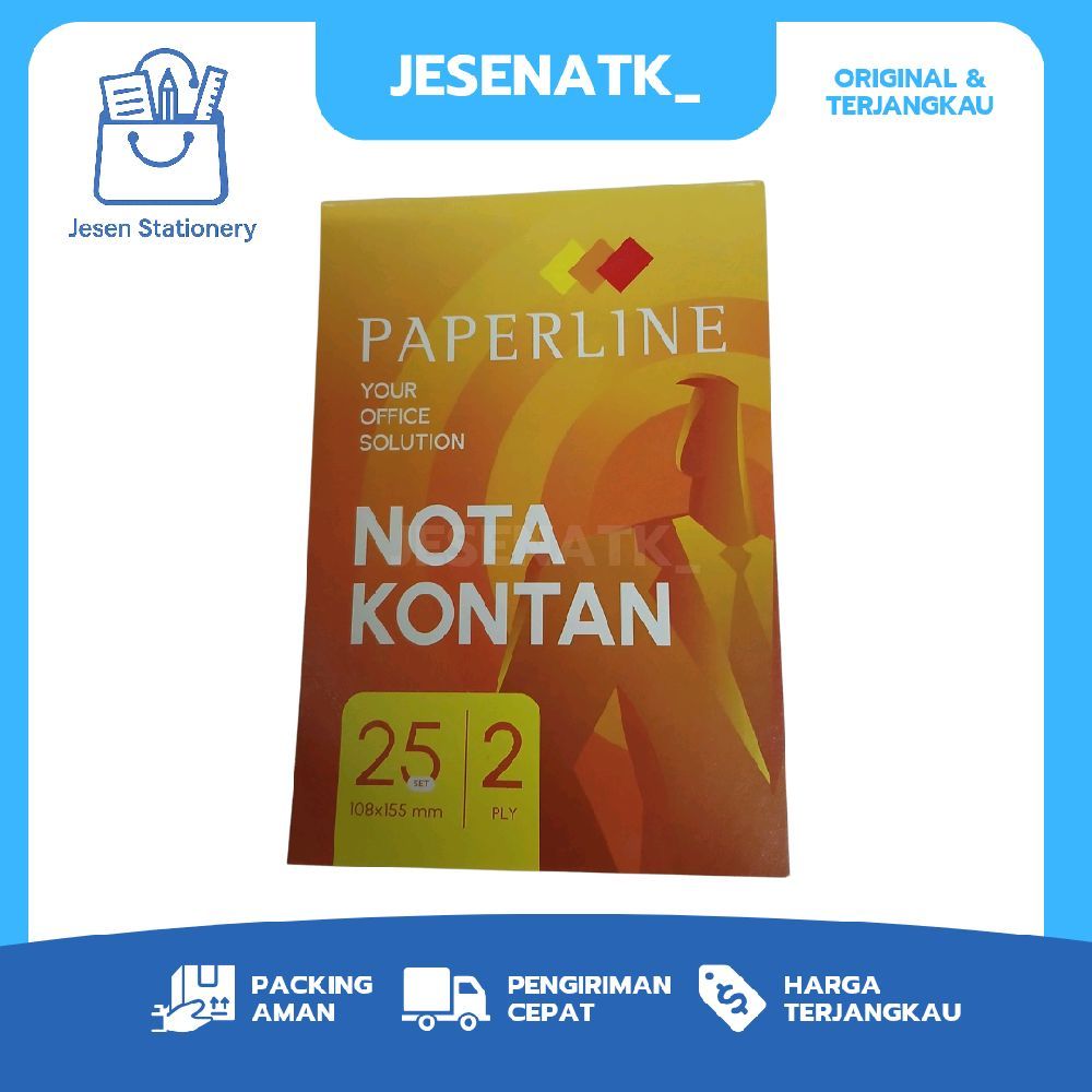 

Paperline Nota Kontan 1 Ply 50 Set / 2 Ply 25 Set / 3 Ply 25 Set Buku Nota Penjualan