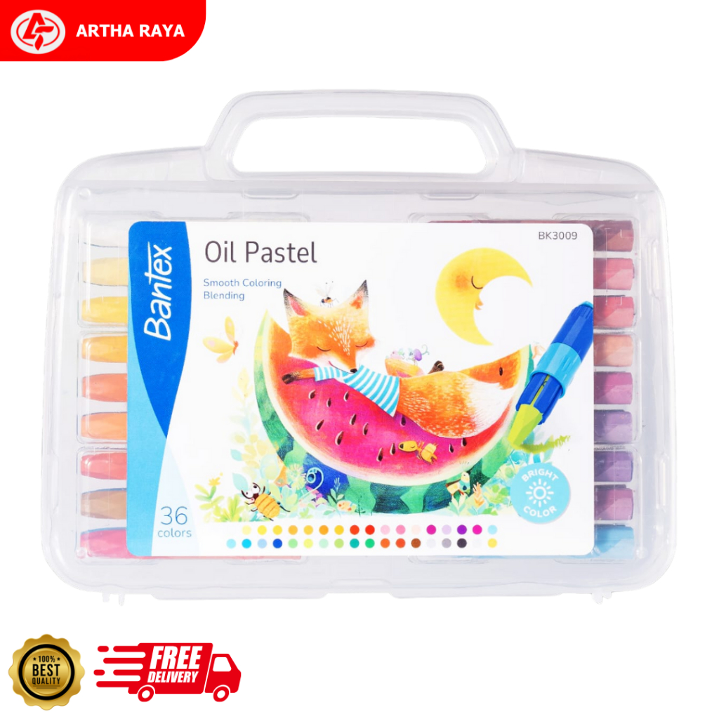 

Bantex Crayon Oil Pastel 36 Warna