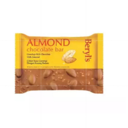 

Beryls Gianduja Milk Chocolate with Almond Chocolate Bar