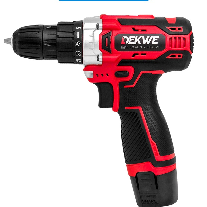 MESIN BOR BATERAI 12V FULLSET DEKWE DK-11012