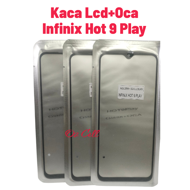 Kaca Lcd / Glass Lcd + Oca Infinix Hot 9 Play  X680