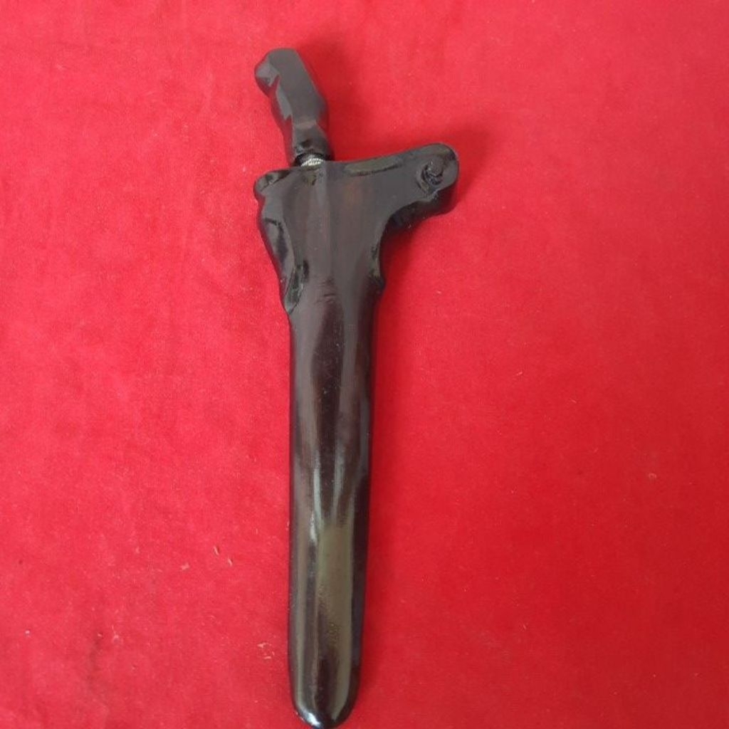 Keris Jimatan Nogo Kikik Luk 3 Sepuh,Pamor Melati Tumpuk