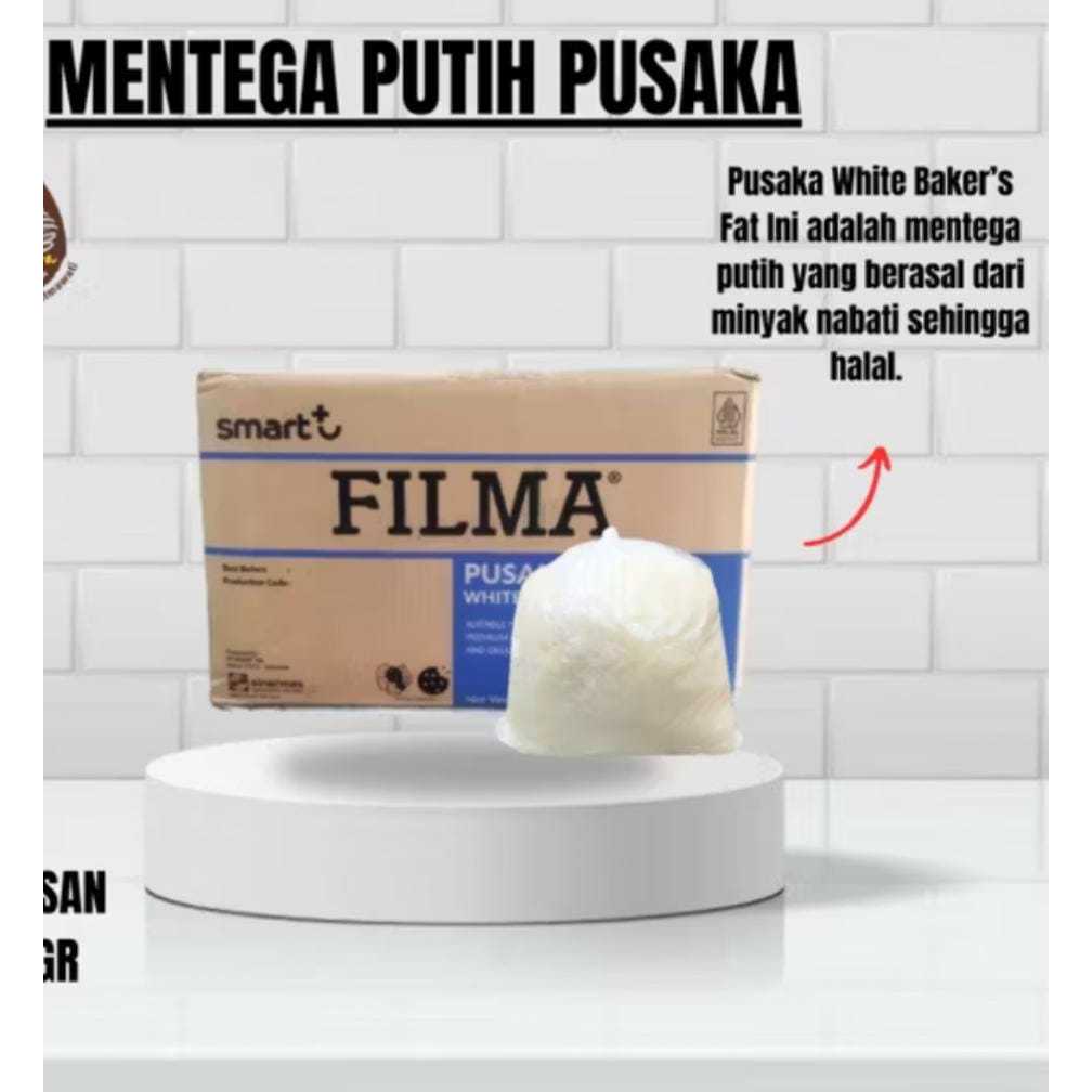 

Mentega Putih Pusaka 500gr/ Margarin White Bakers Fat/ Putih Lokal