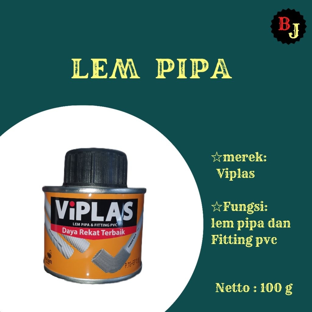 VIPLAS - Lem Pipa & Fitting PVC