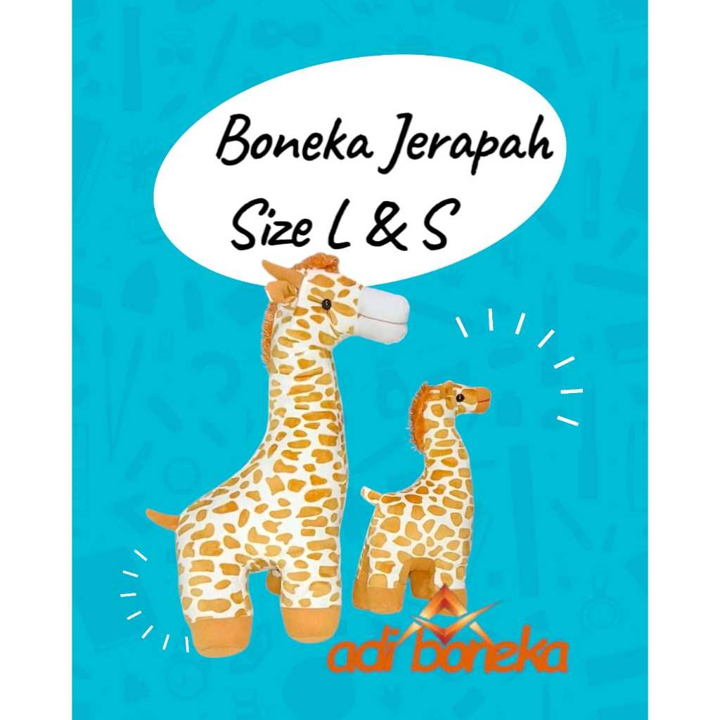 Boneka Jerapah besar, Jerapah 40cm