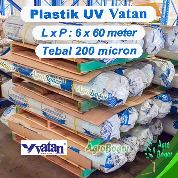 Plastik UV Vatan Rol, Uk. 6 x 60 meter
