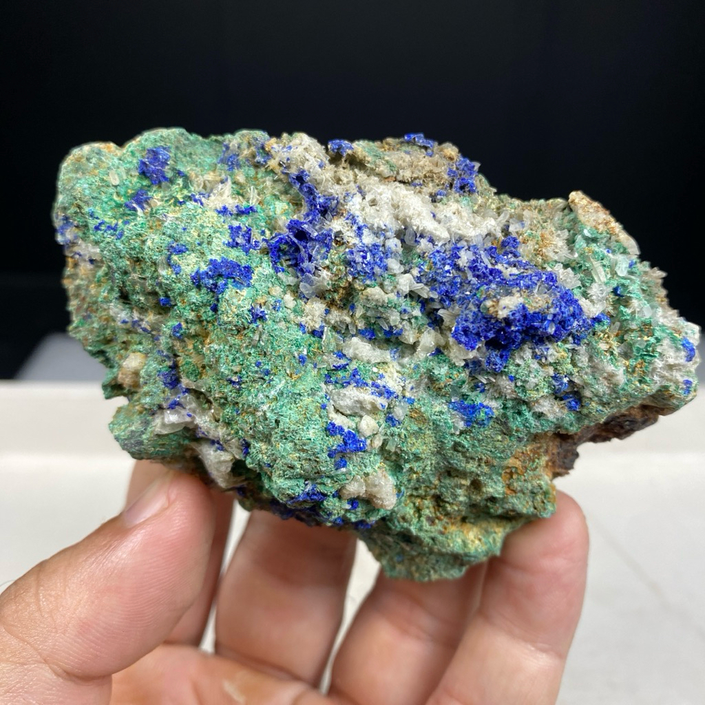 Natural Azzurite Malachite - Batu Azurite Malachite Crystal Gems Collection