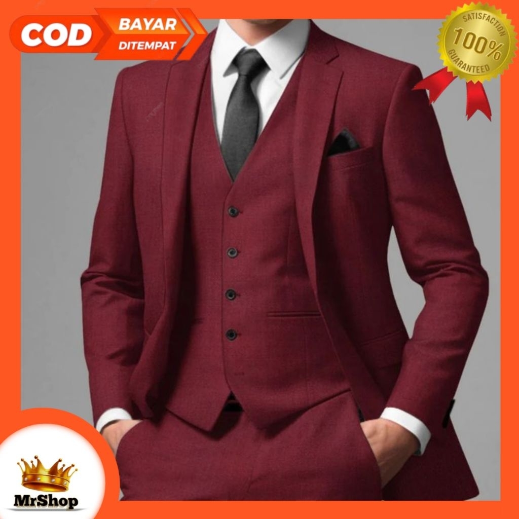 Jas Pria Formal Casual Semi Keren Blazer Slimfit