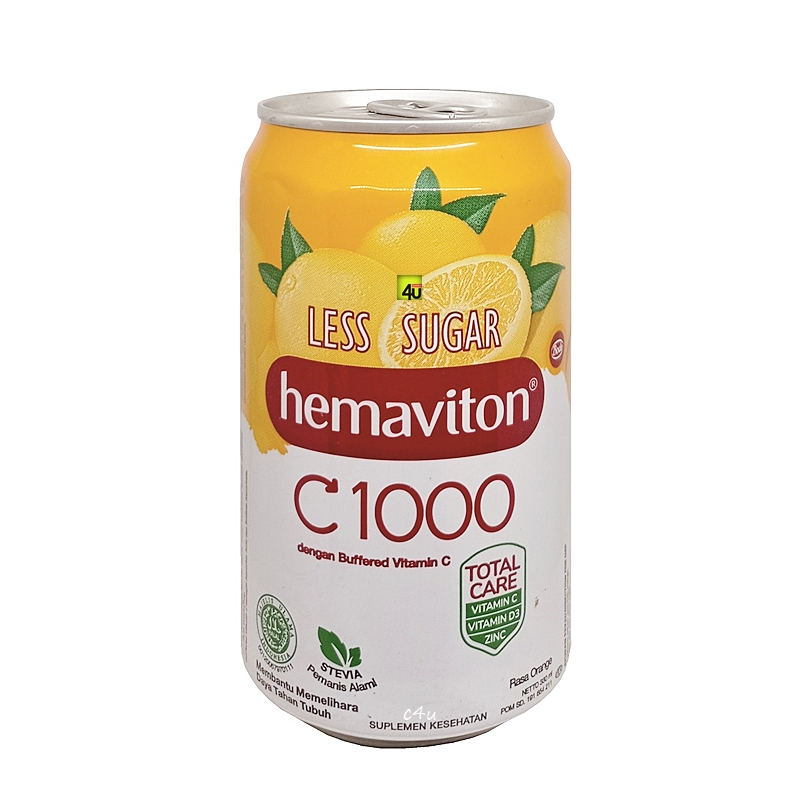 

Hemaviton C1000 Less Sugar Orange Kemasan 330ml Murah & Hemat
