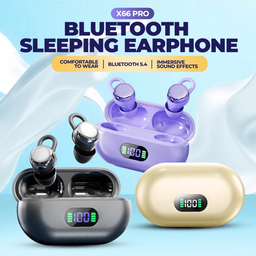 [SOUNDIFY] X66 Headset Bluetooth 5.4 In Ear TWS Sport Wireless Earphone Mini Waterproof HIFI Sound