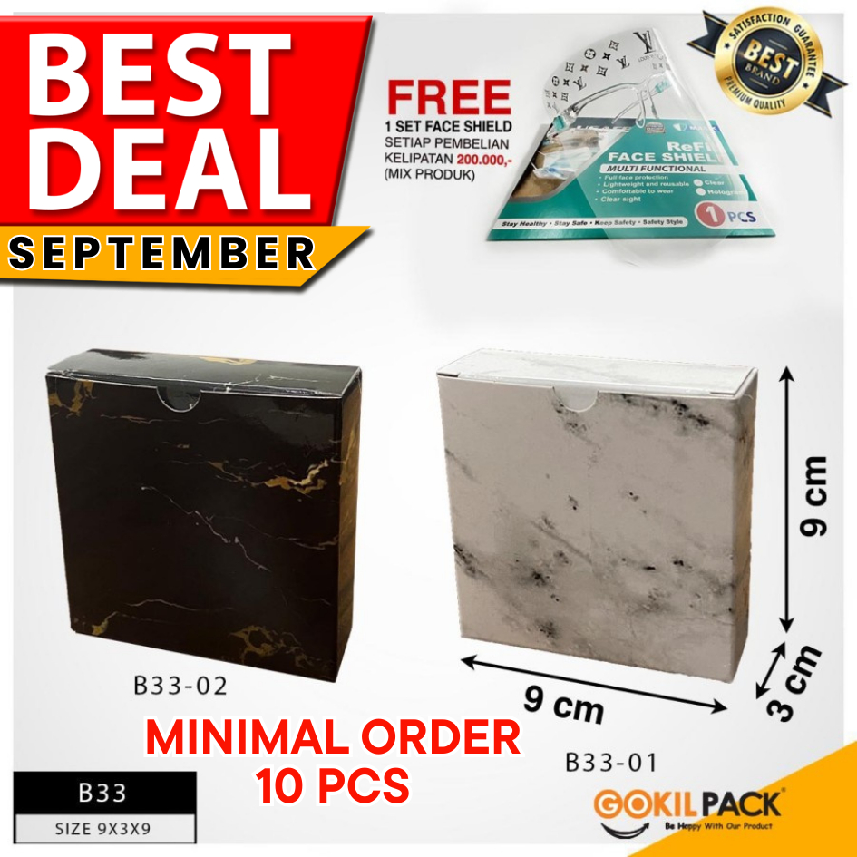

Kotak Packaging - Box Marble Souvenir - Kotak Hadiah Kecil - B33