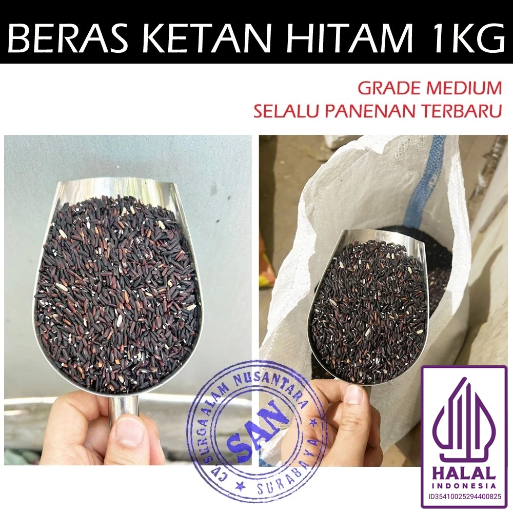 

Beras Ketan Hitam Organik 1kg