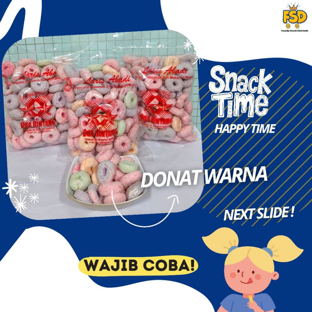 

Dua Bintang Donat Warna