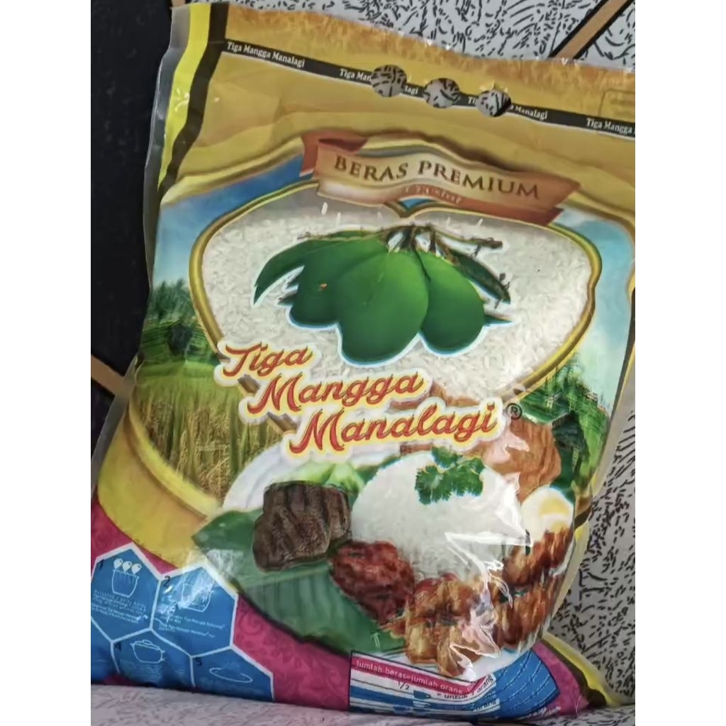 

[ecer] BERAS Tiga Mangga 1kg