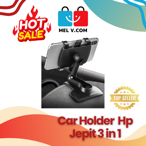 Holder Hp Mobil Dashboard Jepit / Holder Hp Jepit Mobil