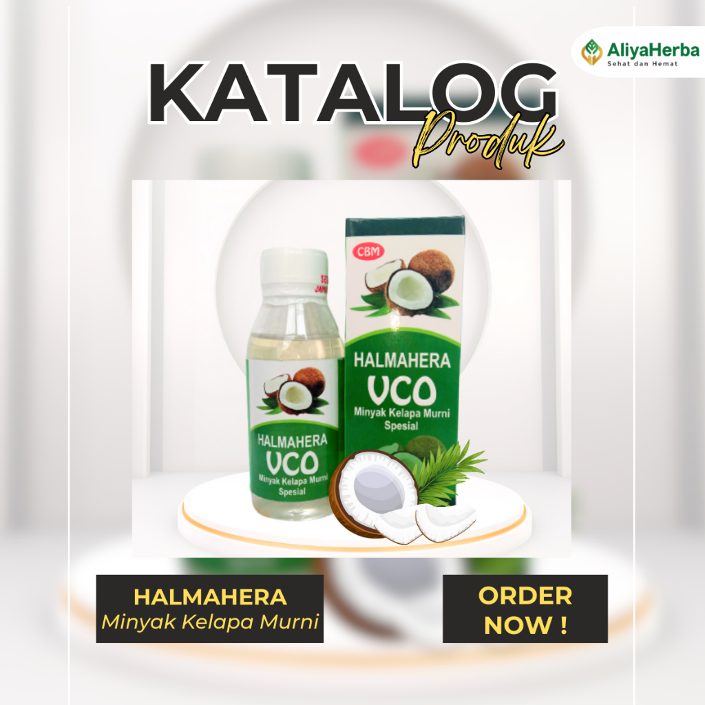 [NEW PACKAGING] VIRGIN COCONUT OIL / VCO / CAP HALMAHERA 125ml