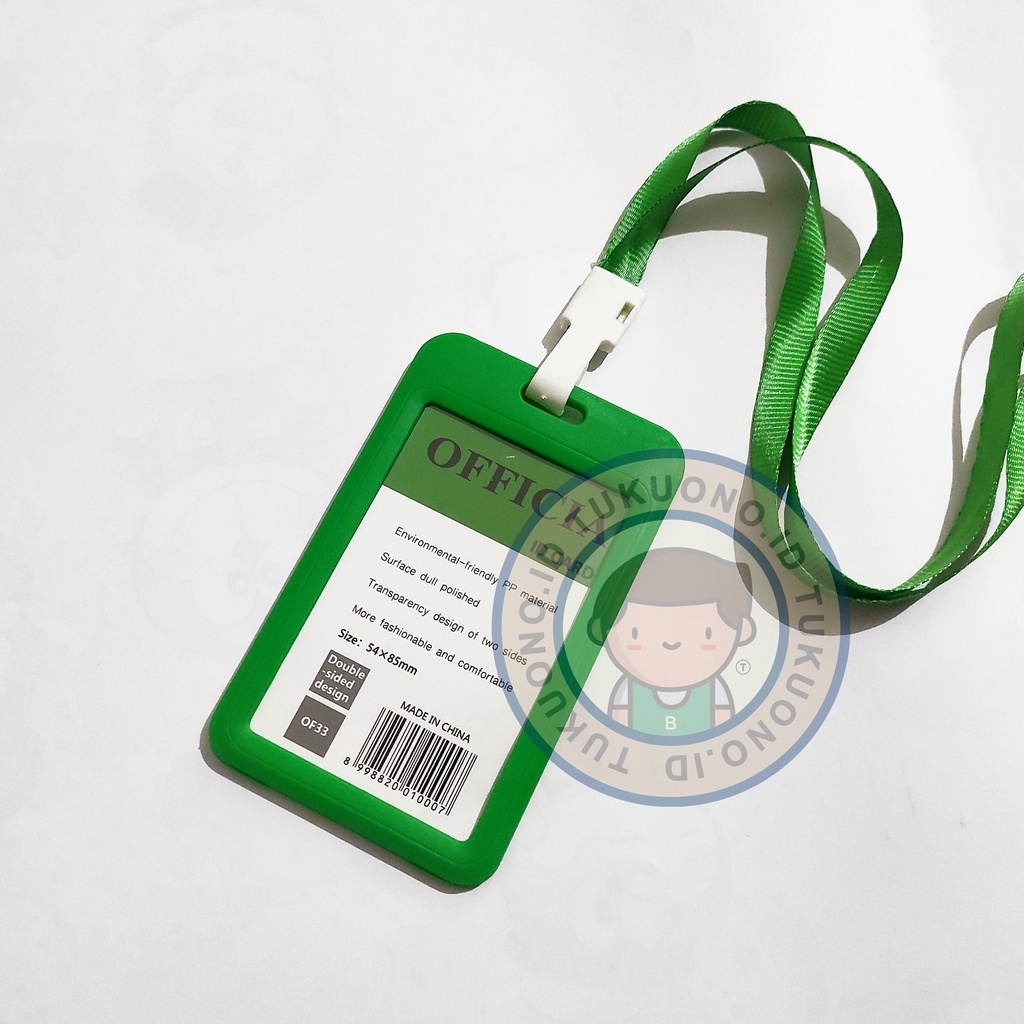 

JUAL ID CARD+TALI OFFICIA OF33 HIJAU