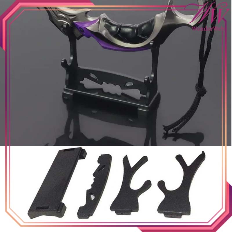 10pcs/Set Display Stand Pedang Mainan Stand Pedang Mini Tempat Pedang 7cm Tatakan Pedang