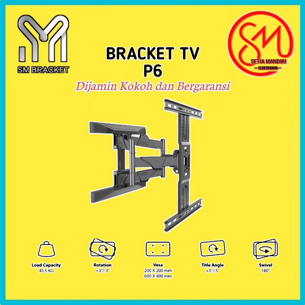 FLASH SALE Bracket Premium TV Monitor LED LCD P4 13 24 32 40 43 47" Inch Tilt Swivel