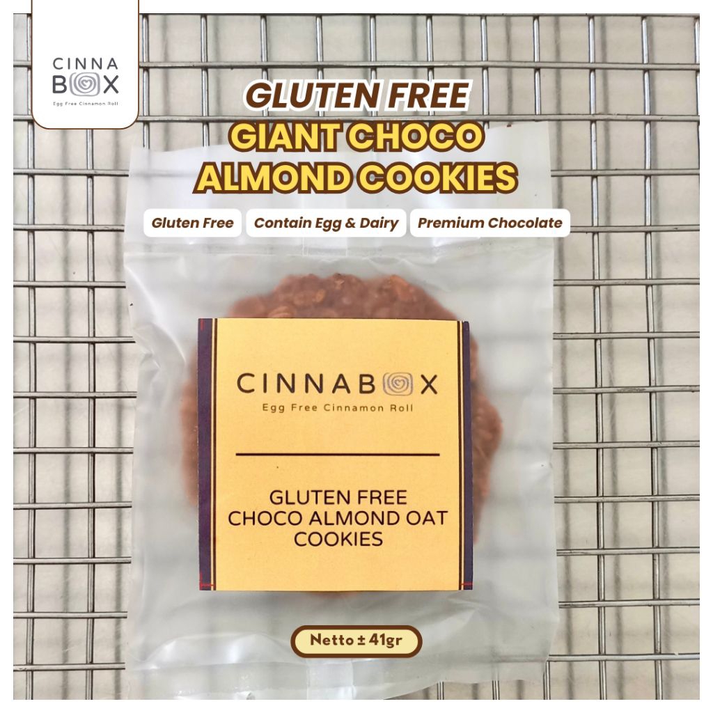 

Gluten Free Choco Almond Oat Cookies Pouch