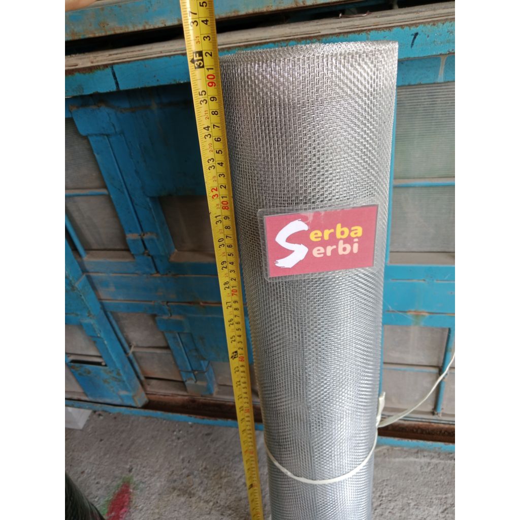*/METER LEBAR 90CM KAWAT AYAK*Jaring galvanis penyaring pasir logam