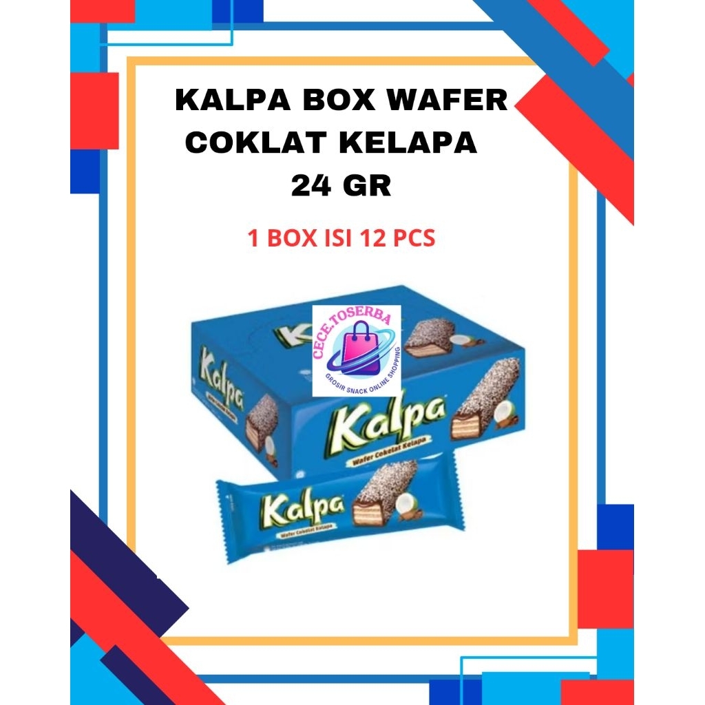 

PROMO !! KALPA WAFER COKLAT KELAPA ISI 12 PCS X 24 GR
