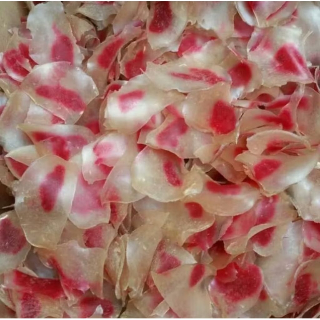 

100gram KERUPUK MERAH PUTIH / KERUPUK SOTO MEDAN Code-017