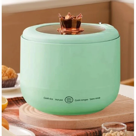 Fry Pan Listrik Anti Lengket Panci Listrik Mini Multifungsi/ Panci Listrik Mini Penggorengan Praktis