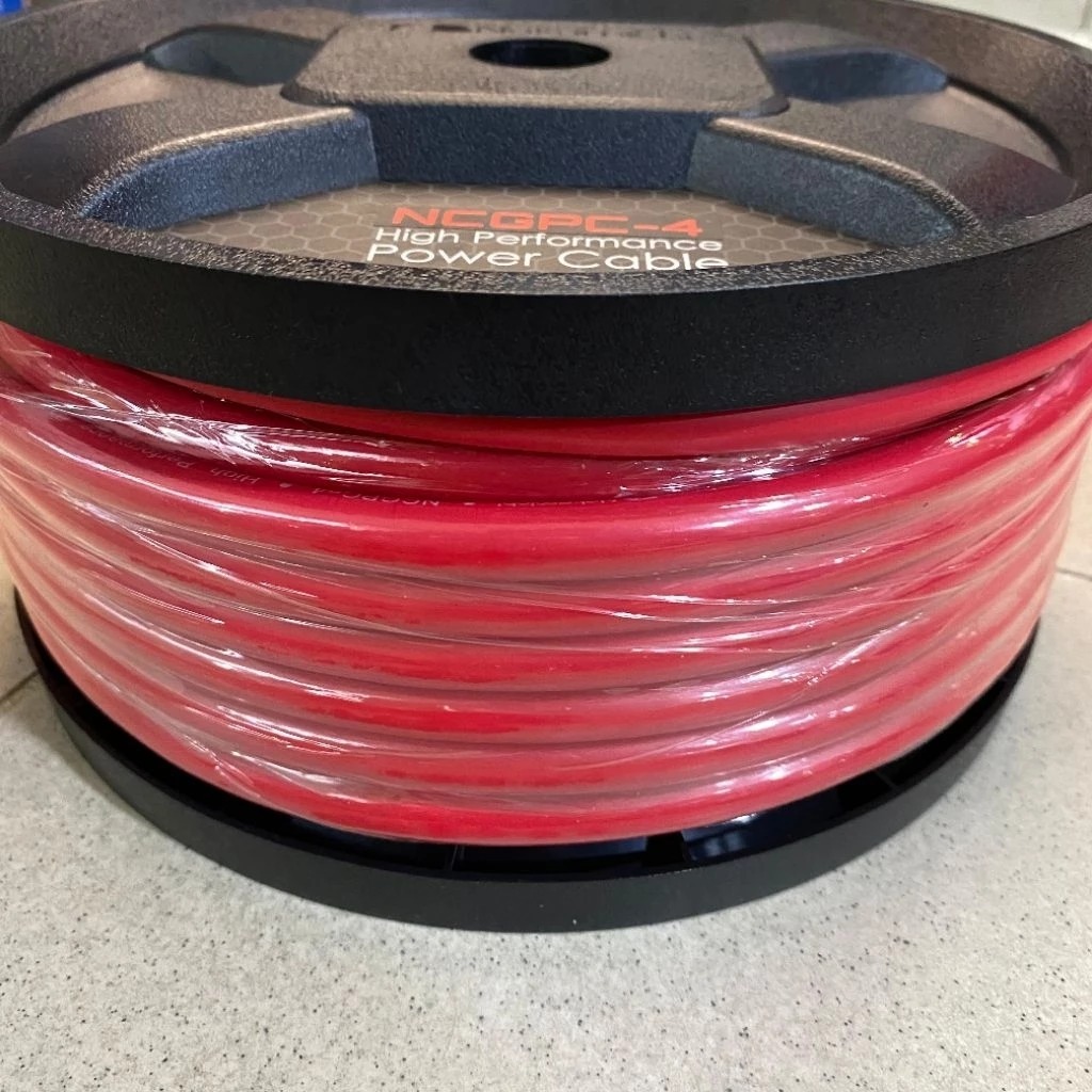 Kabel 4 AWG Nakamichi NCGPC-4 Per Roll atau Meteran / Kabel Power Audio 4 AWG