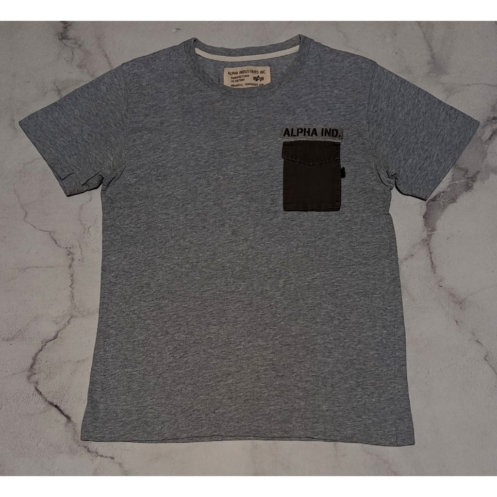 T-SHIRT ALPHA INDUSTRIES POCKET
