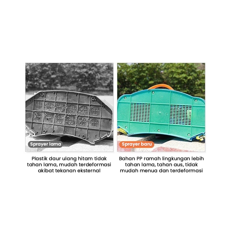 Berkahbaroka28 Sprayer Elektrik 20 Liter Merk Imisa & Farmjet, Desain Tahan Lama, Gendong Nyaman,