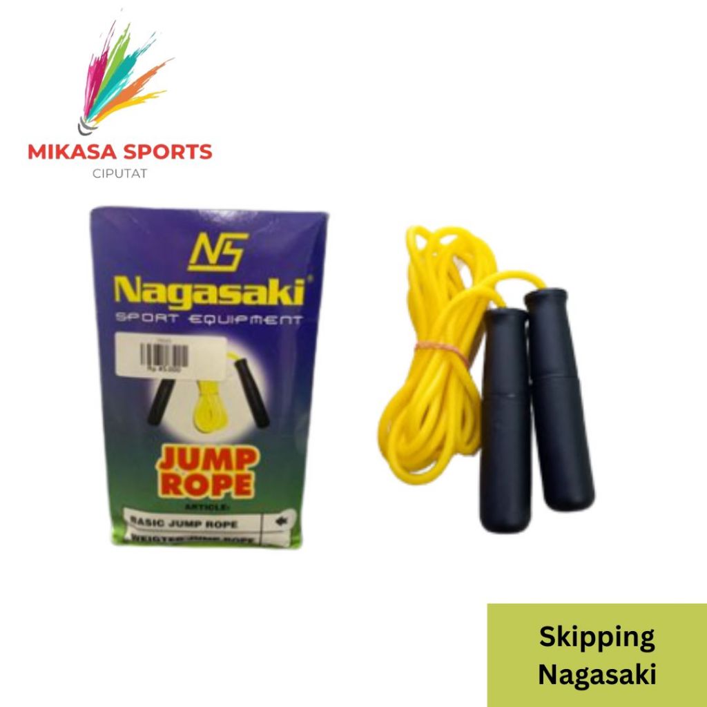 Tali Skipping / Jump Rope Nagasaki Tanpa Pemberat Original