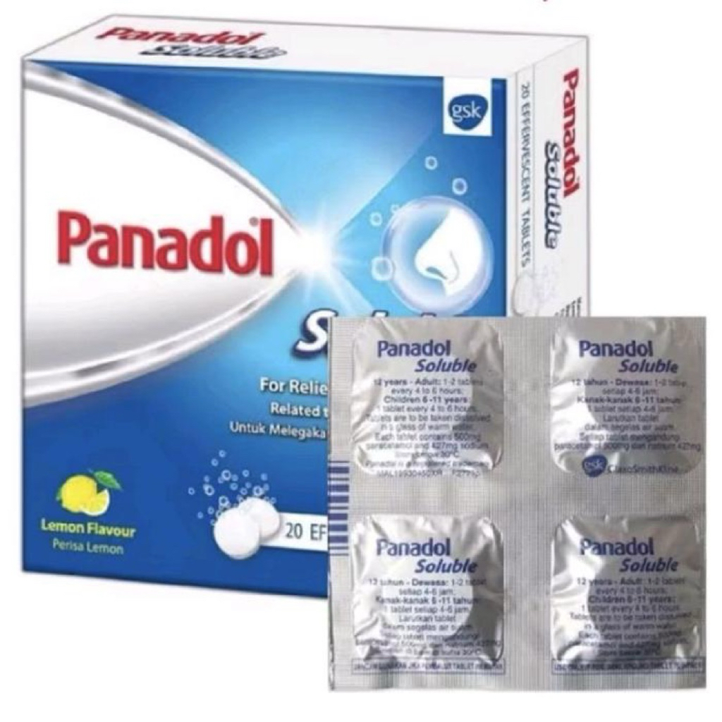 Panadol Soluble Malaysia Original