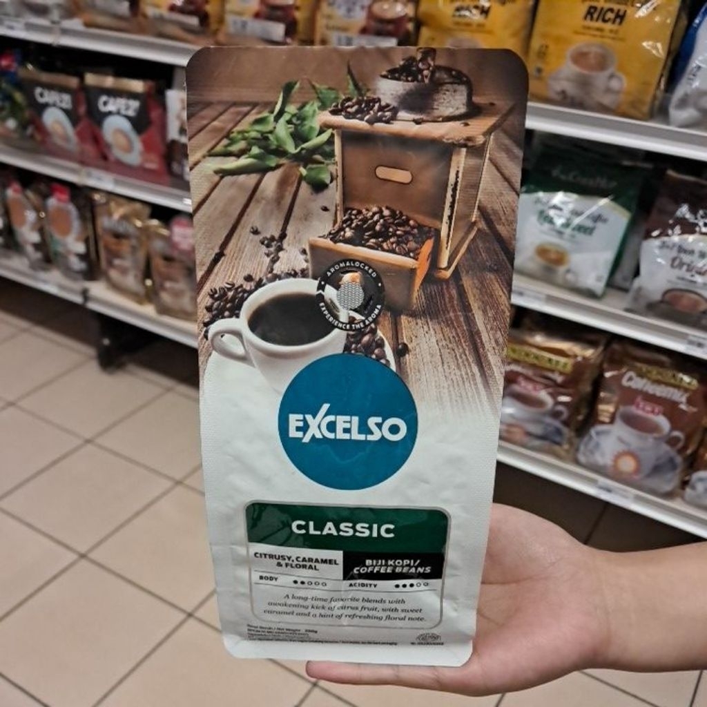 

Excelso Classic coffe Bean (Biji Kopi) 200gr
