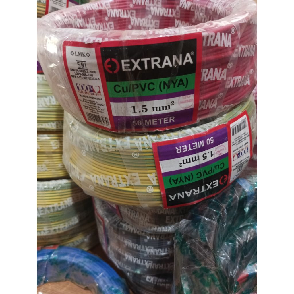 extrana kabel engkel nya 1x1.5 panjang 50m