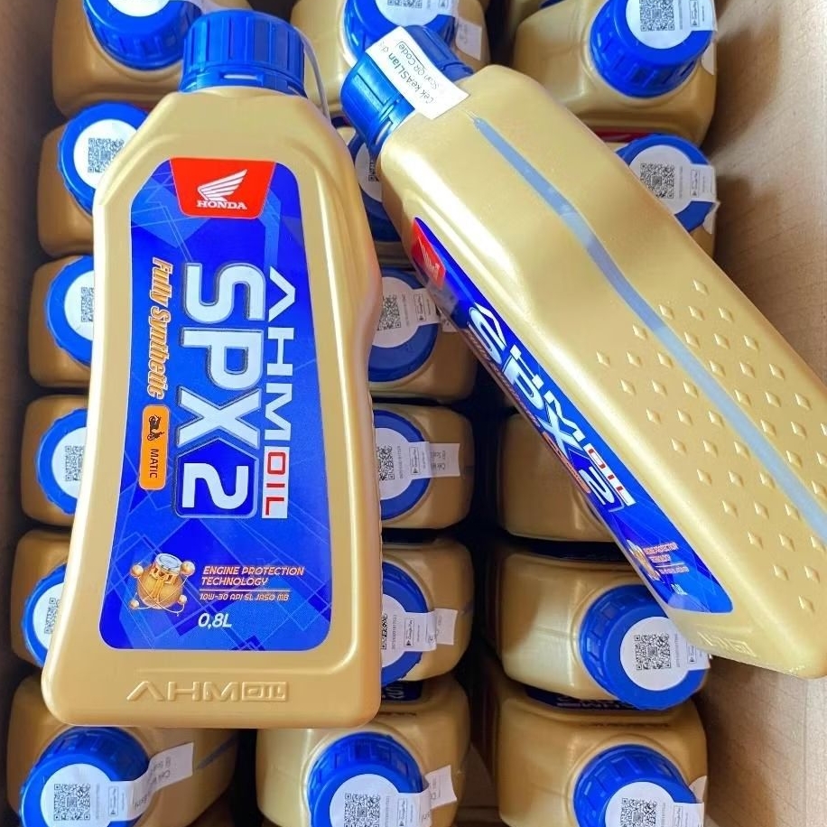 (isi 24botol perdus) Oli SPX 2 Matik Oil Mesin Spx2 SPX 2 MATIC 800ml AHM 0.8L ( 1 DUS )