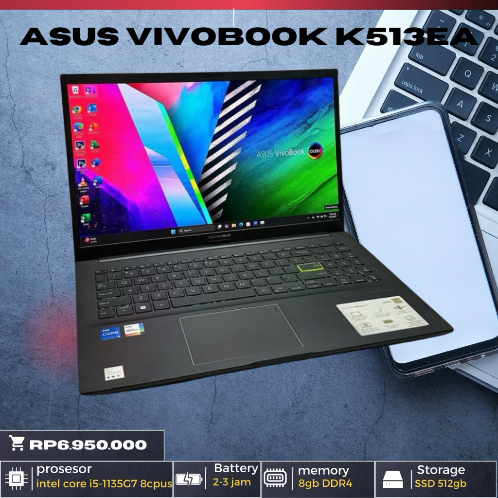 LAPTOP ASUS VIVOBOOK OLED K513EA