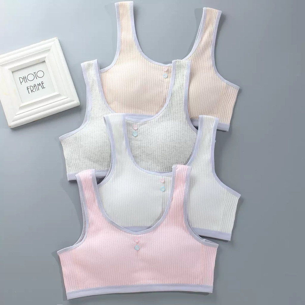 Miniset Kancing Busa Anak/Miniset Busa Anak Perempuan/Miniset Busa/Pakaian Dalam Anak