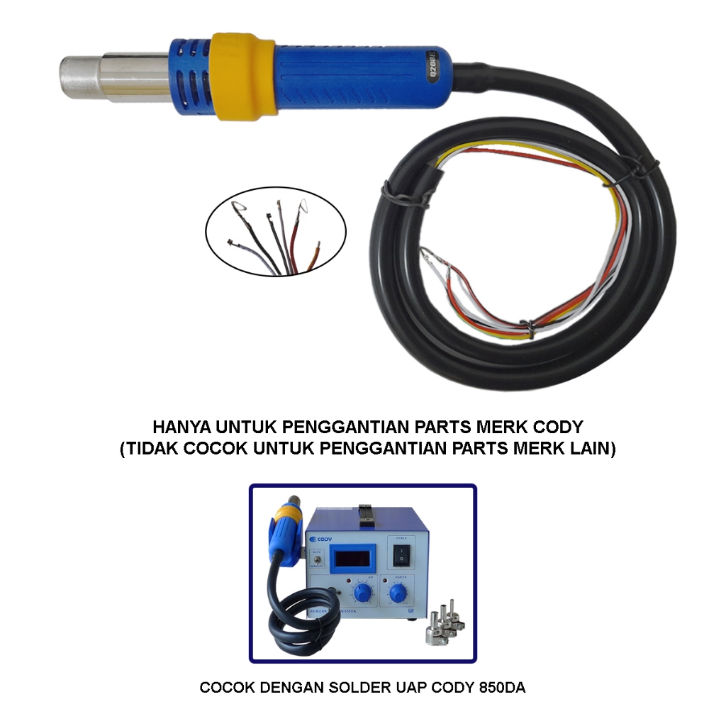 Gagang Solder Uap CODY 850DA