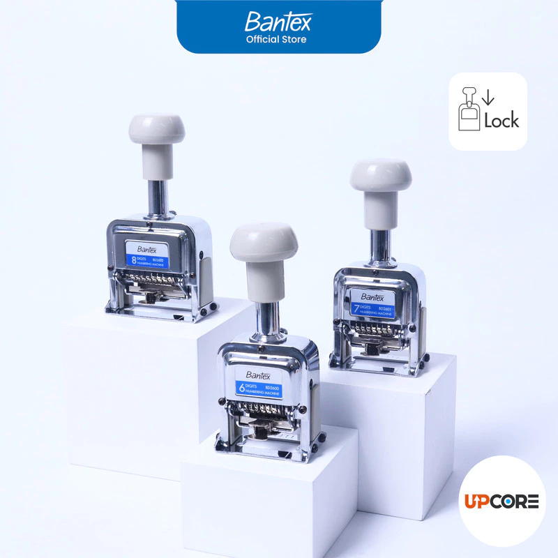 

Bantex Mesin Penomoran Otomatis / Numbering Machine 6 Digit / 7 Digit / 8 Digit BD260X