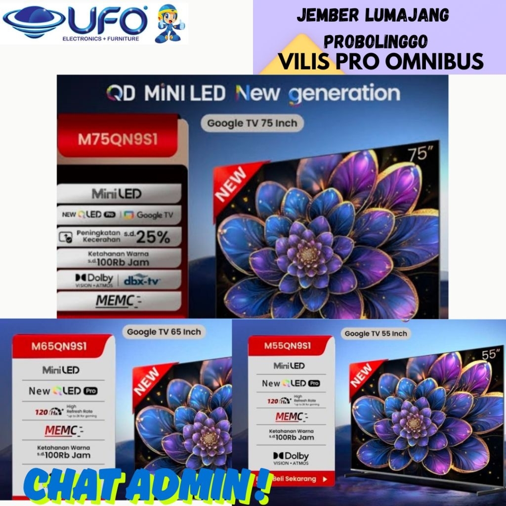 TV Changhong M75QN9S1 M65QN9S1 M55QN9S1  QD Mini LED TV 4K QLED 75 INCH, 65 INCH, 55 INCH Google TV 