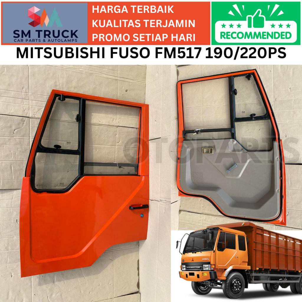 PINTU ASSY DOOR SHELL ASSY KOMPLIT FUSO GENJO FM517 FN 617 FIGHTER WARNA ORANGE