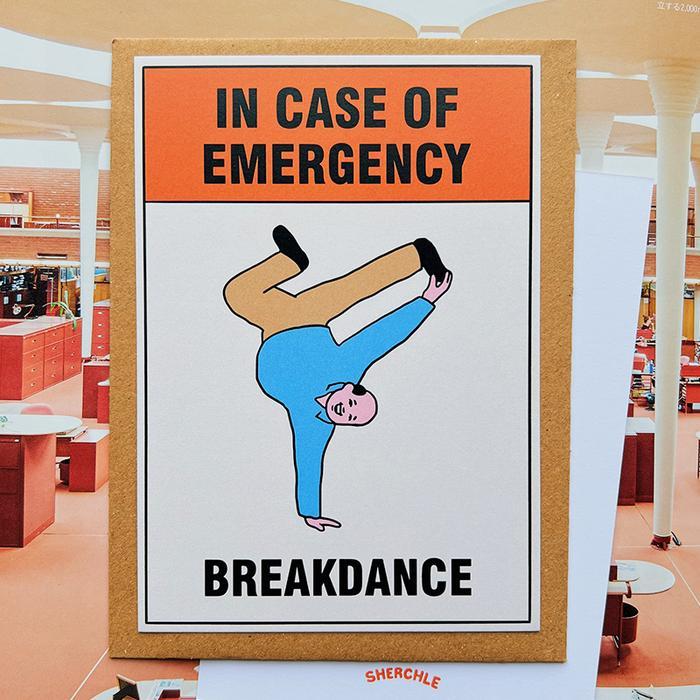 

Breakdance - Greeting Card / Mini Art Print