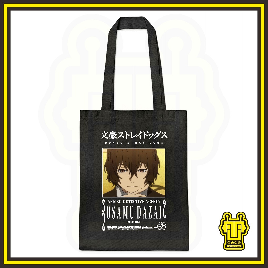 Tas Tote Bag Anime BSD Bungou Stray Dogs Osamu Dazai