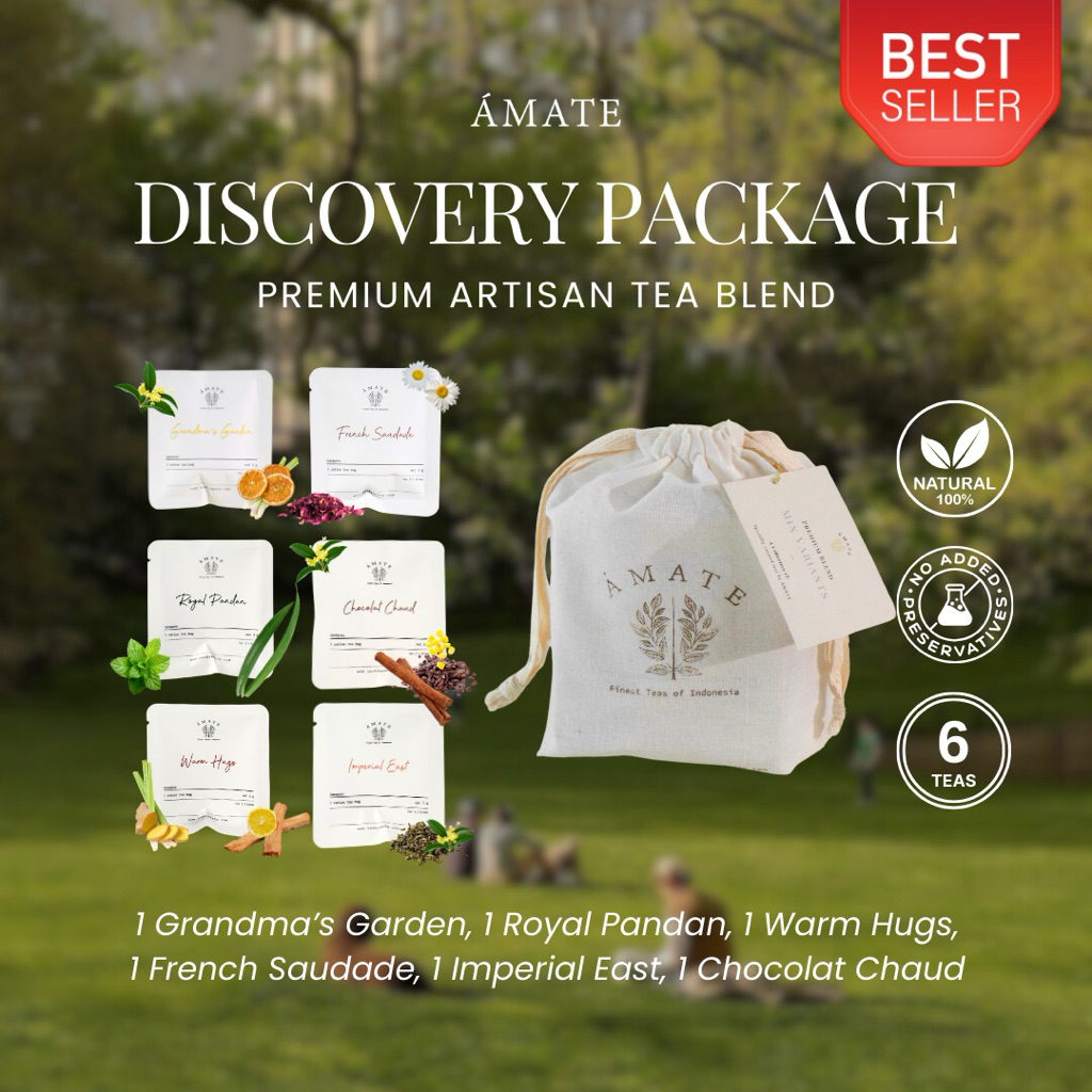 

AMATE Mix Variants — Discovery Tea Pack (isi 6) Small Tea Pouch