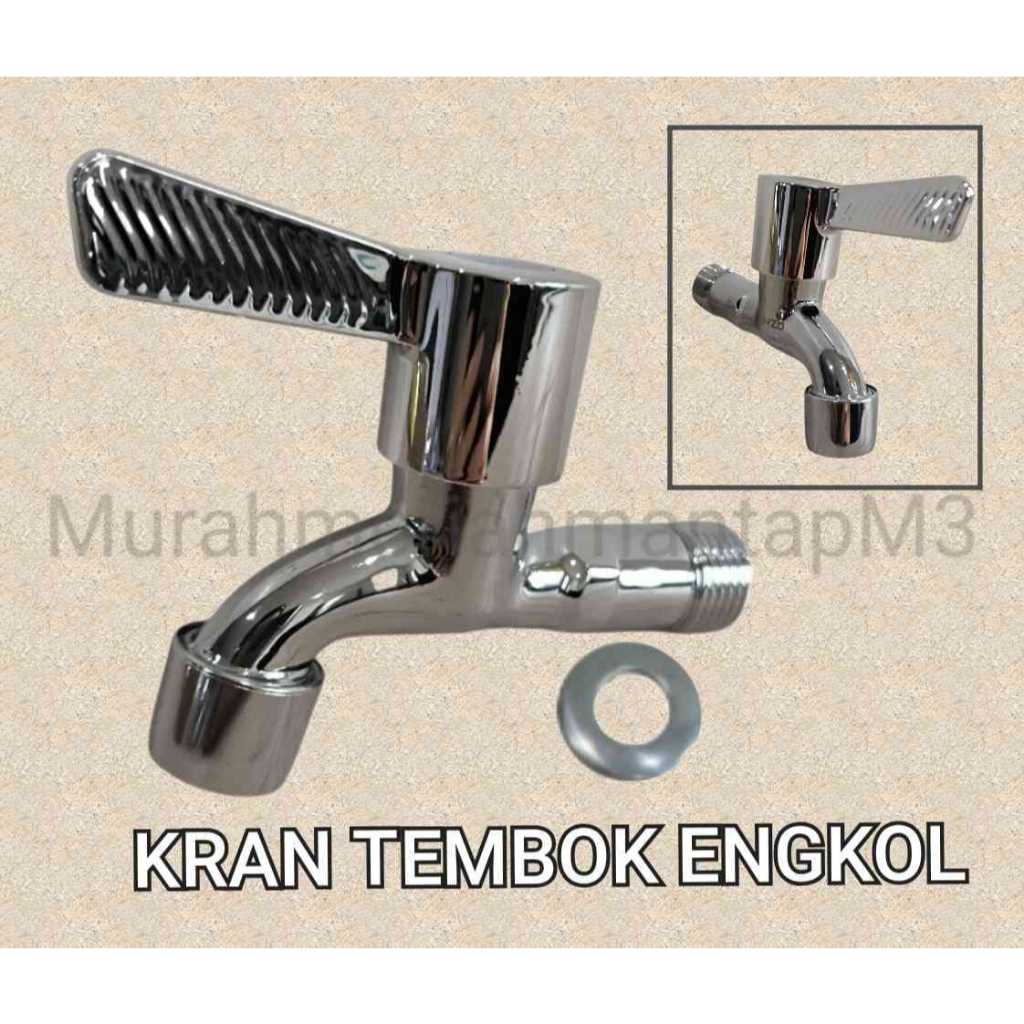 KERAN AIR TEMBOK / KRAN BAK AIR / KERAN DINDING / KRAN TEMBOK ENGKOL