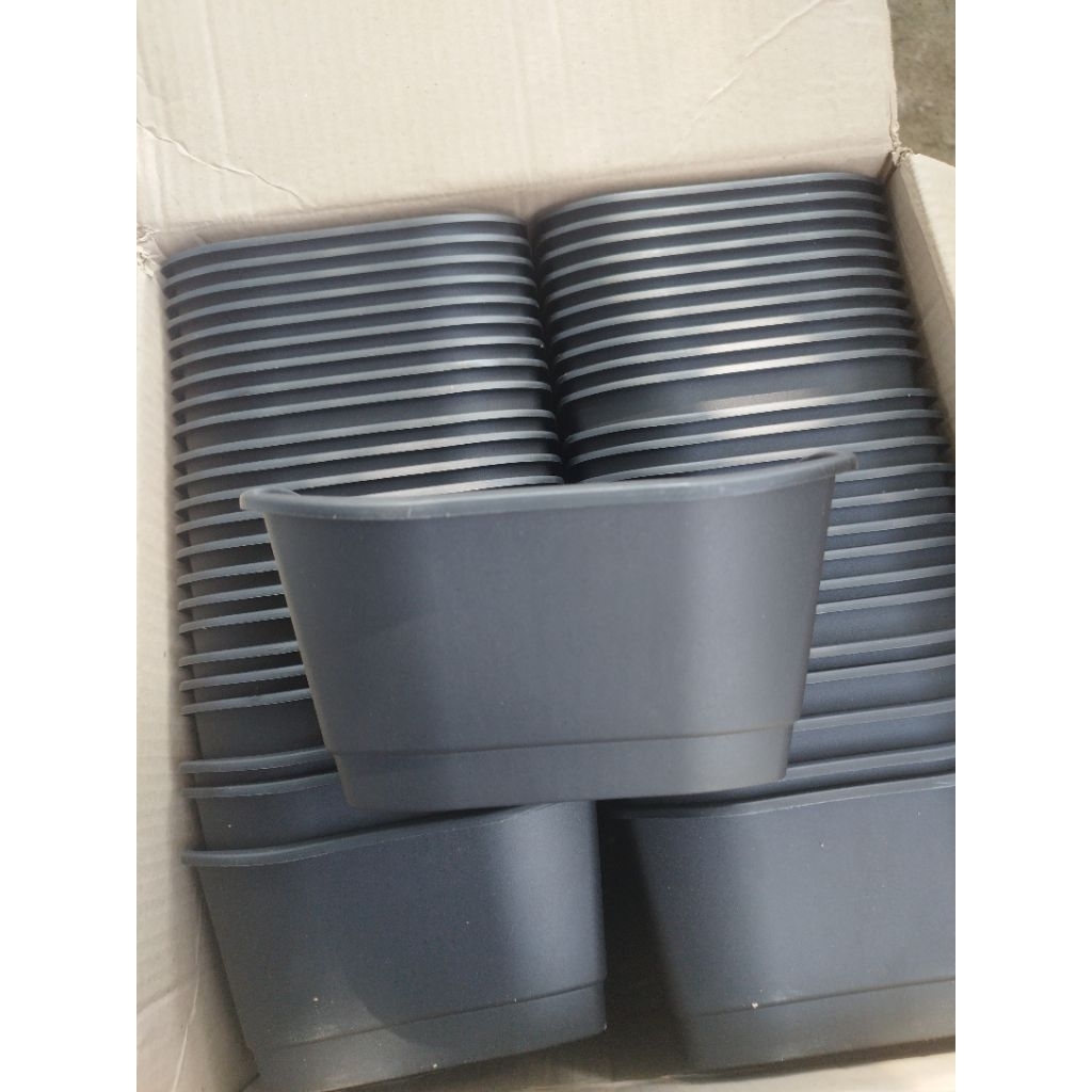 pot vertikal//pot cantol//pot tempel//lovenia ptb - 8857 warna hitam dan putih  isi 12pcs /lsn